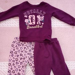 Girl 3T 2 sweat suit